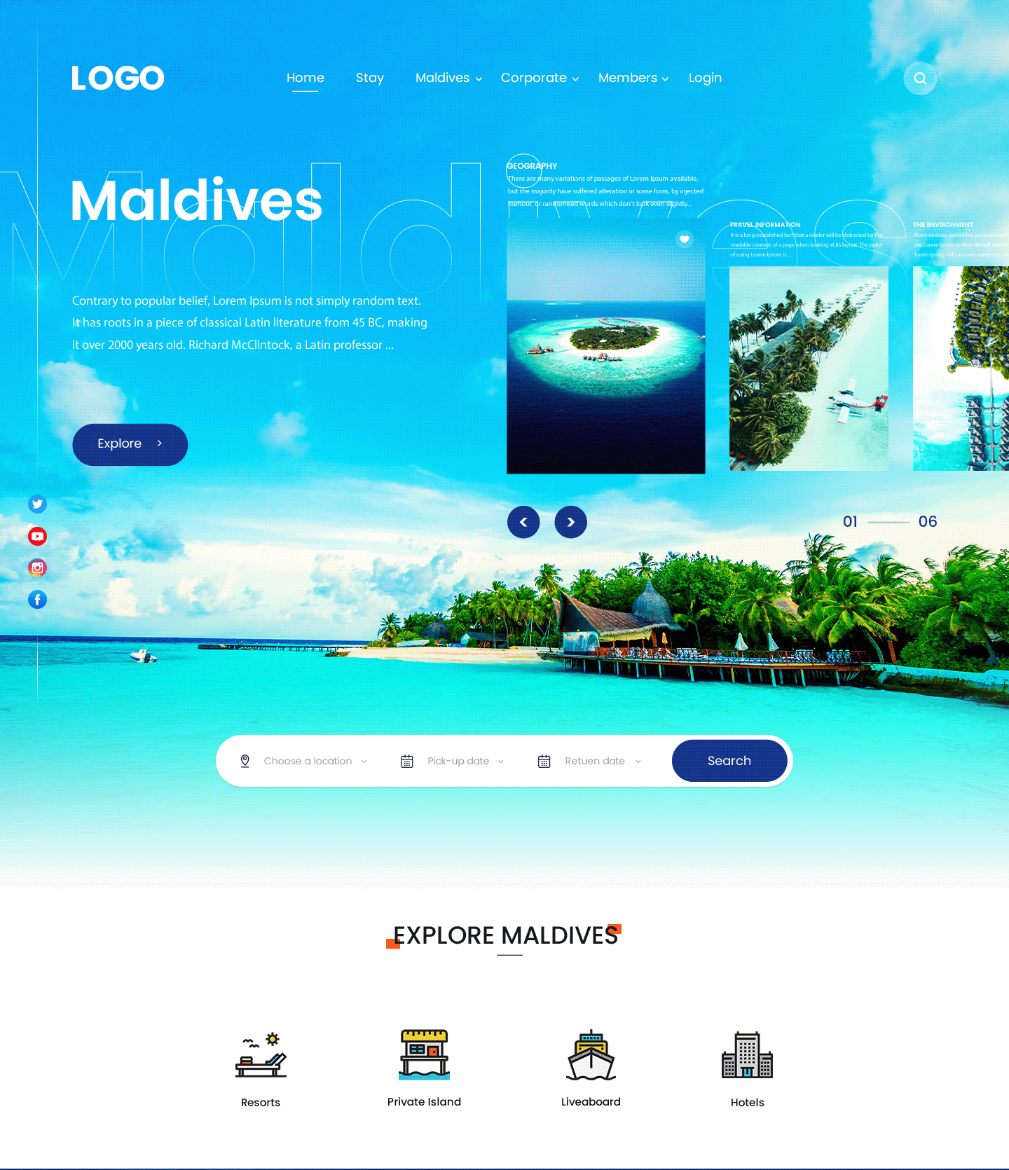 Travel-Website-Maldives